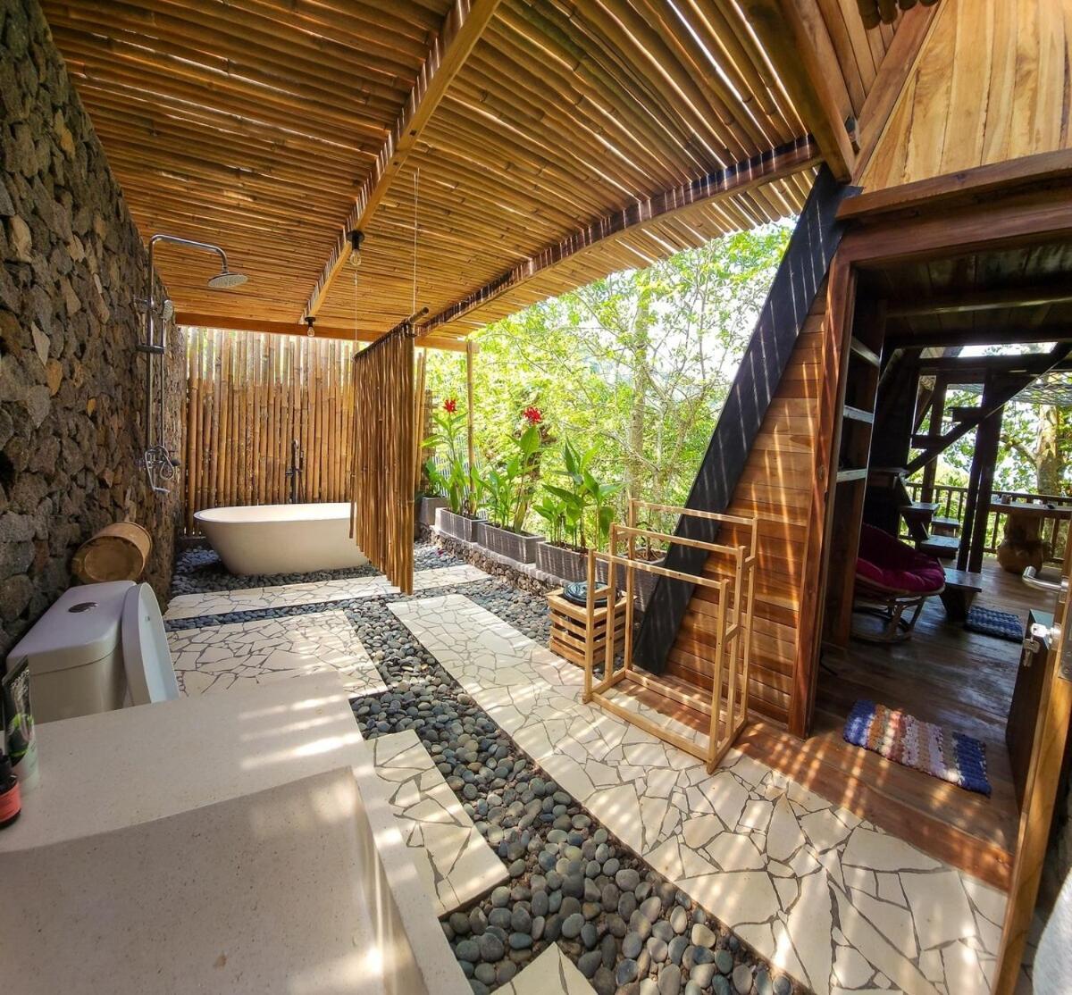 Munduk Umah Cabin Esterno foto